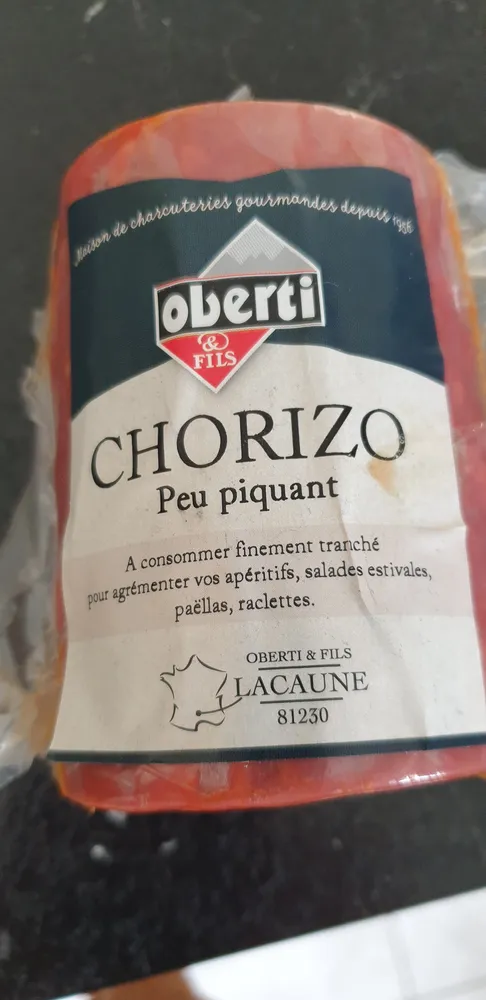 CHORIZO Peu piquant