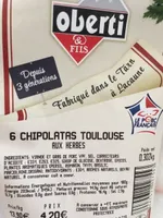 Chipolatas toulouse aux herbes