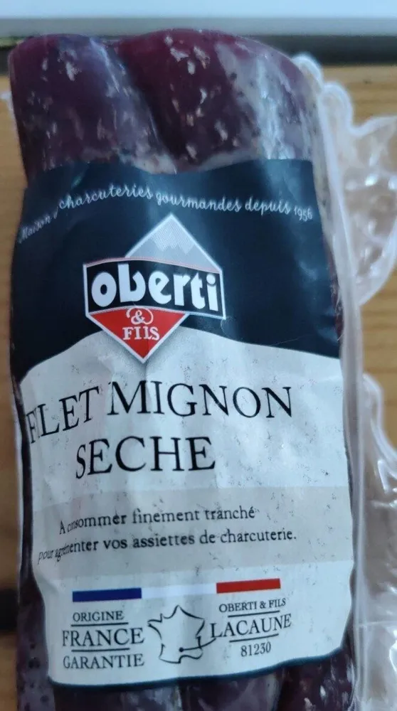 Filet mignon séché