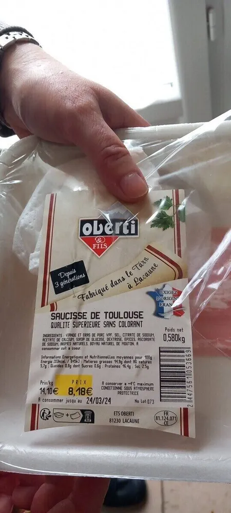 Saucisse de Toulouse