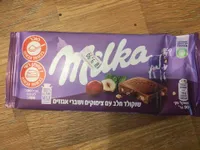 Milk chocolate with raisins