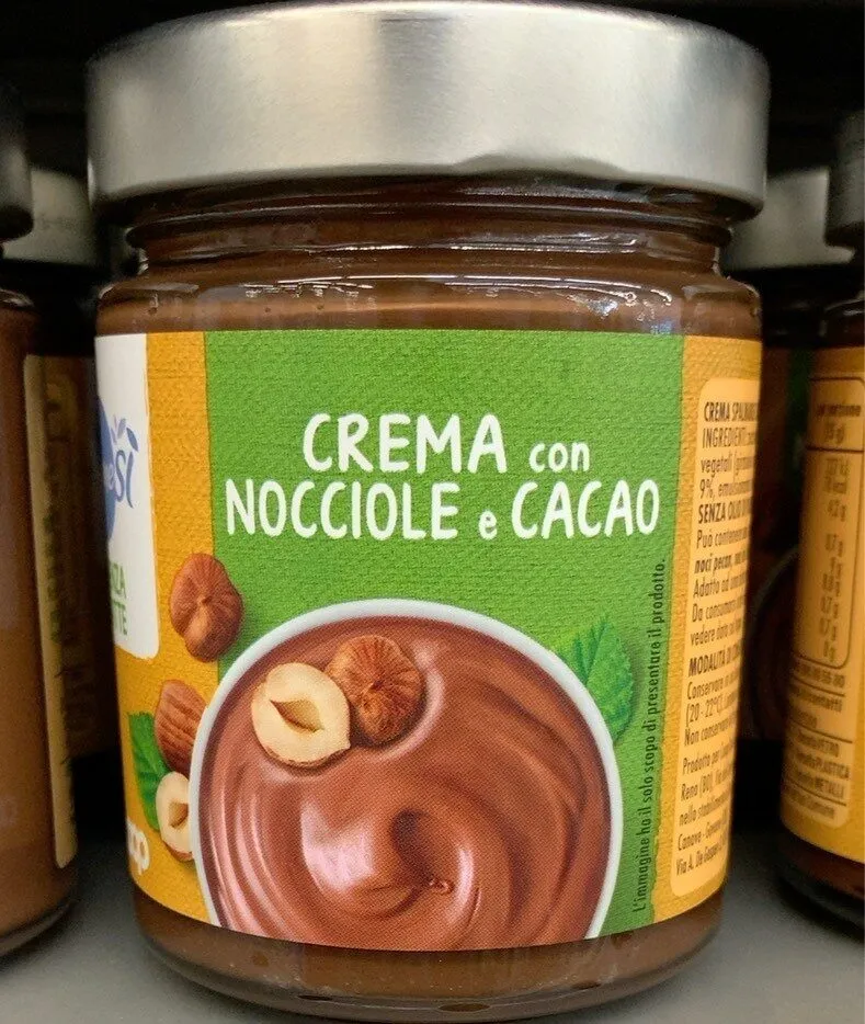 Crema con nocciole e cacao Bene Sì