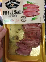 Filet de canard fumé tranché