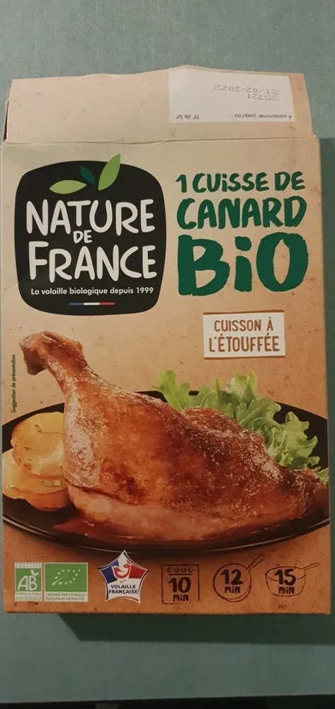 Cuisse de canard bio