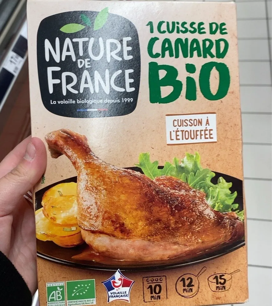 Cuisse de canard bio