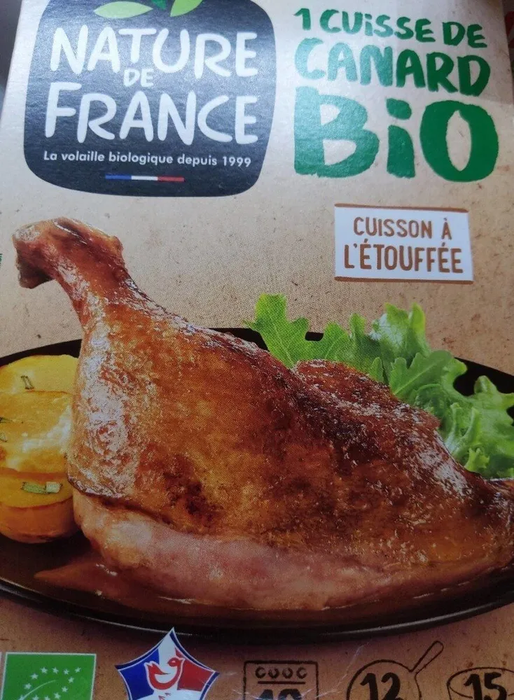1 cuisse de canard bio