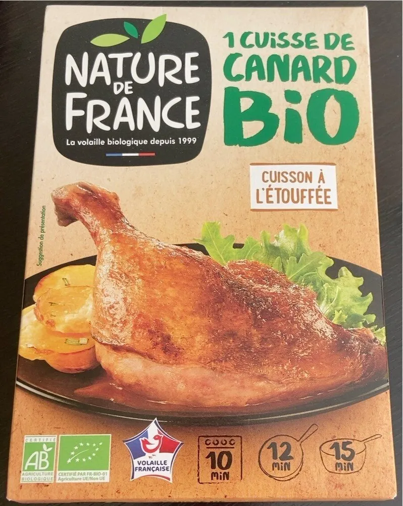 Cuisse de canard Bio