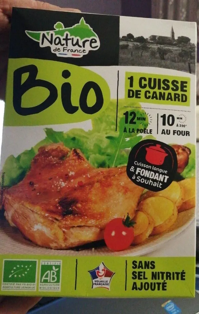 Cuisse de canard bio