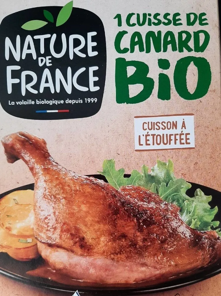 1 cuisse de canard bio