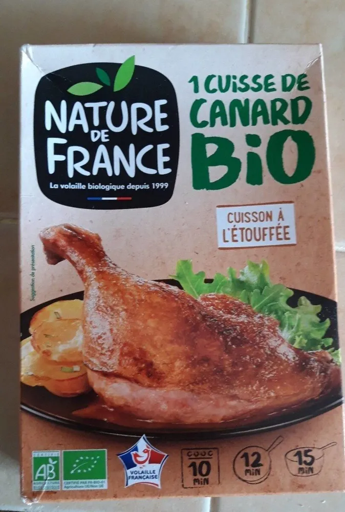 1 cuisse de canard bio