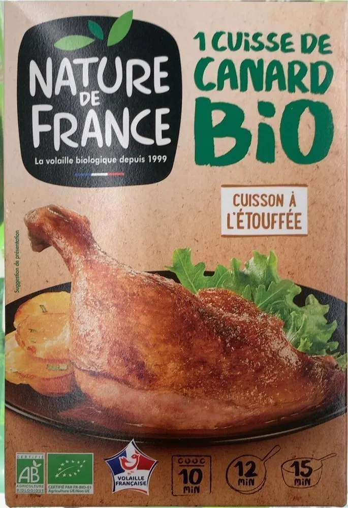 Cuisse de canard bio