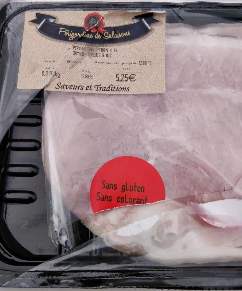 Le périgourdin jambon 4 tranches