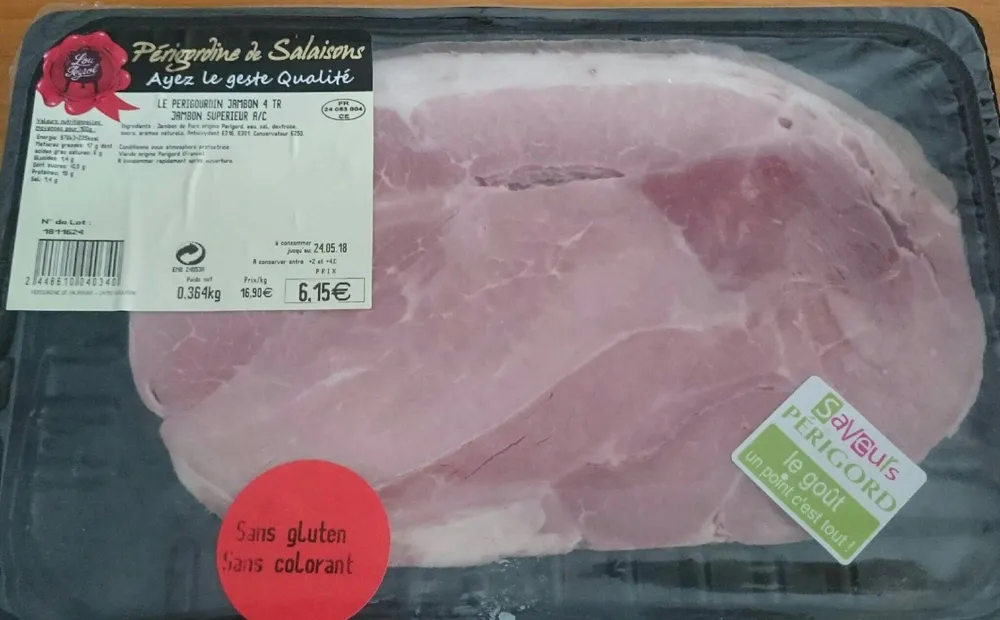 Jambon supérieur le périgourdin