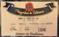 Boudin de langue