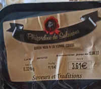 Boudin noir à la viande