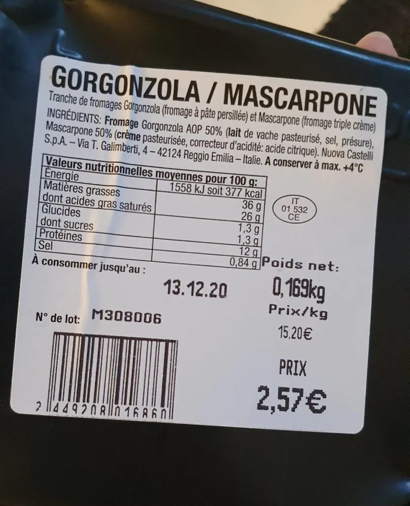 Gorgonzola Mascarpone