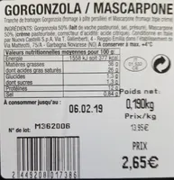 Gorgonzola/mascarpone