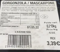 GORGONZOLA/MASCARPONE
