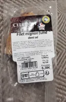 Filet mignon fumé demi-sel