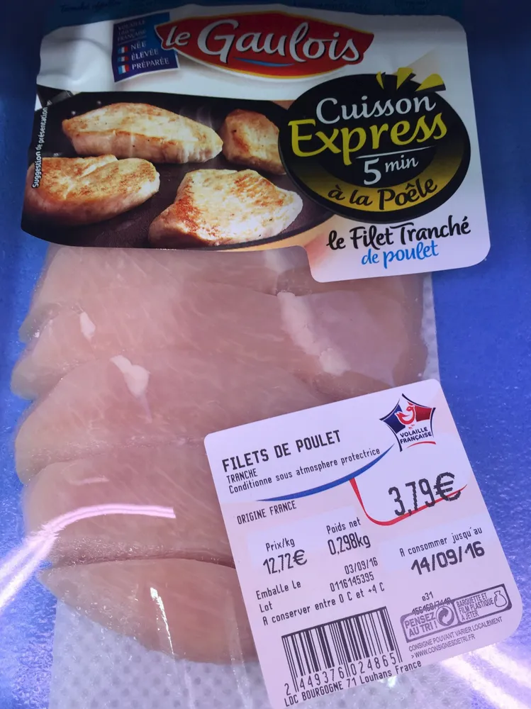 filets de poulet