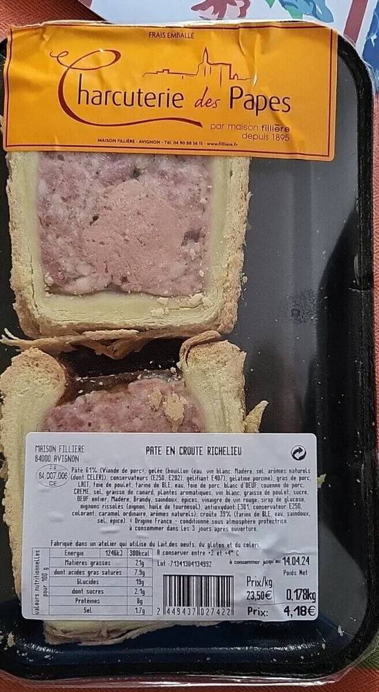 Pâte en croûte Richelieu
