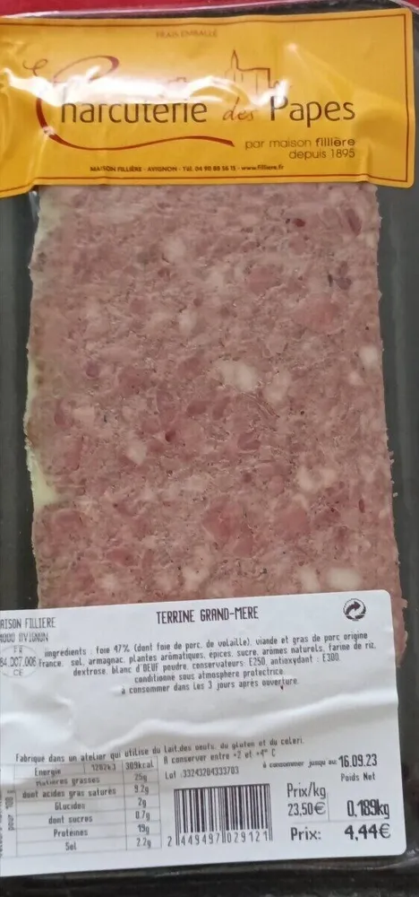 Terrine grand-mère
