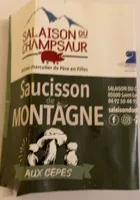 Saucisse de montagne aux cèpes