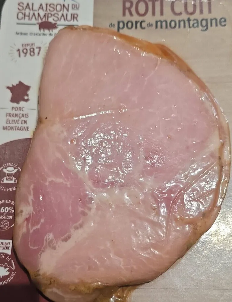 Rôti cuit porc de montagne