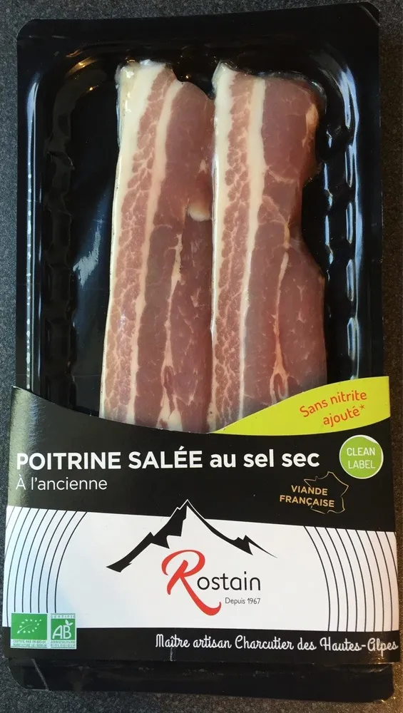Poitrine salee