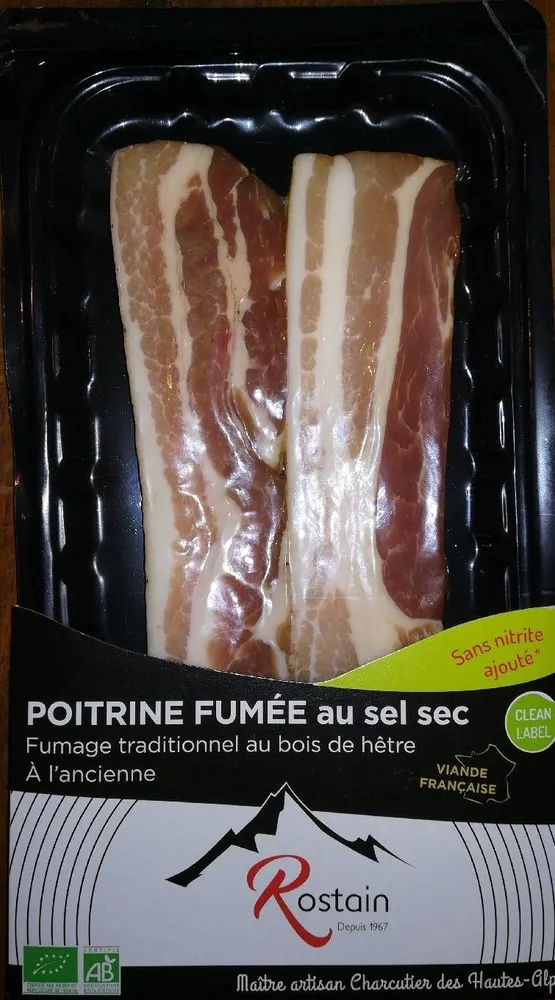 POITRINE FUMÉE au sel sec