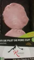 Rôti de filet de porc cuit bio