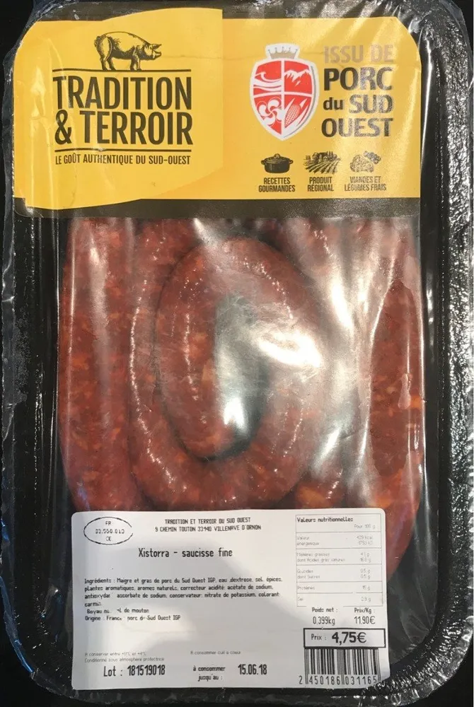 Saucisse fine