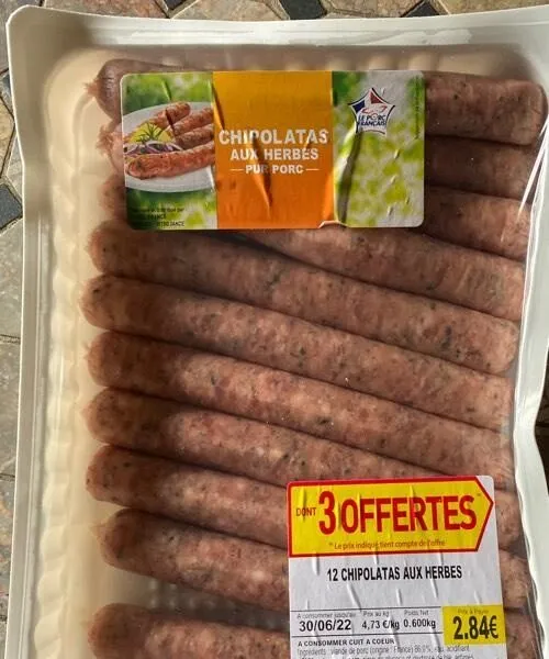 Chipolatas aux herbes