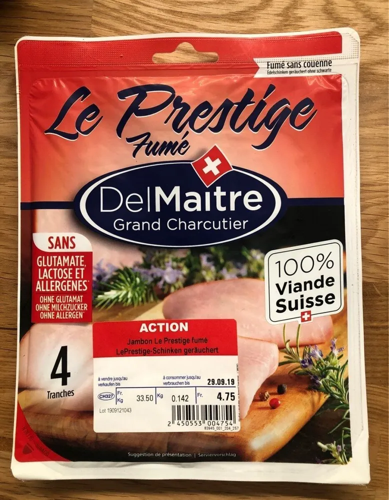 Jambon le Prestige fumé