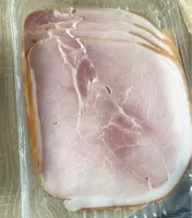 5 tranches de jambon fumee avec couennes