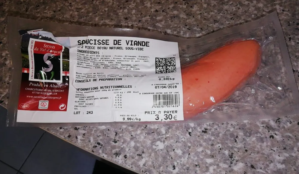 Saucisse de viande