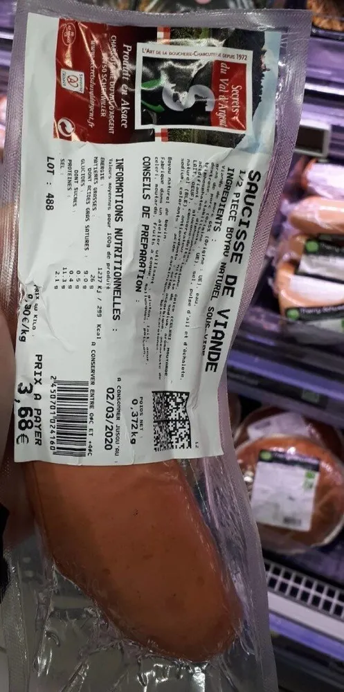 Saucisse de viande