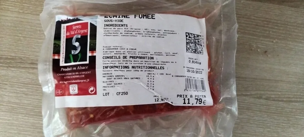 Échine fumée