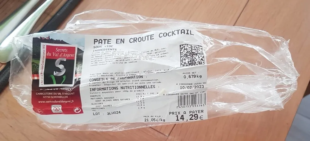 Pâté en croûte cocktail