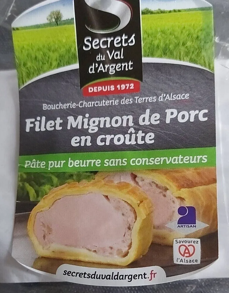 Mignon de porc en croute