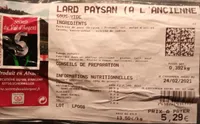 Lard paysan (a l'ancienne)