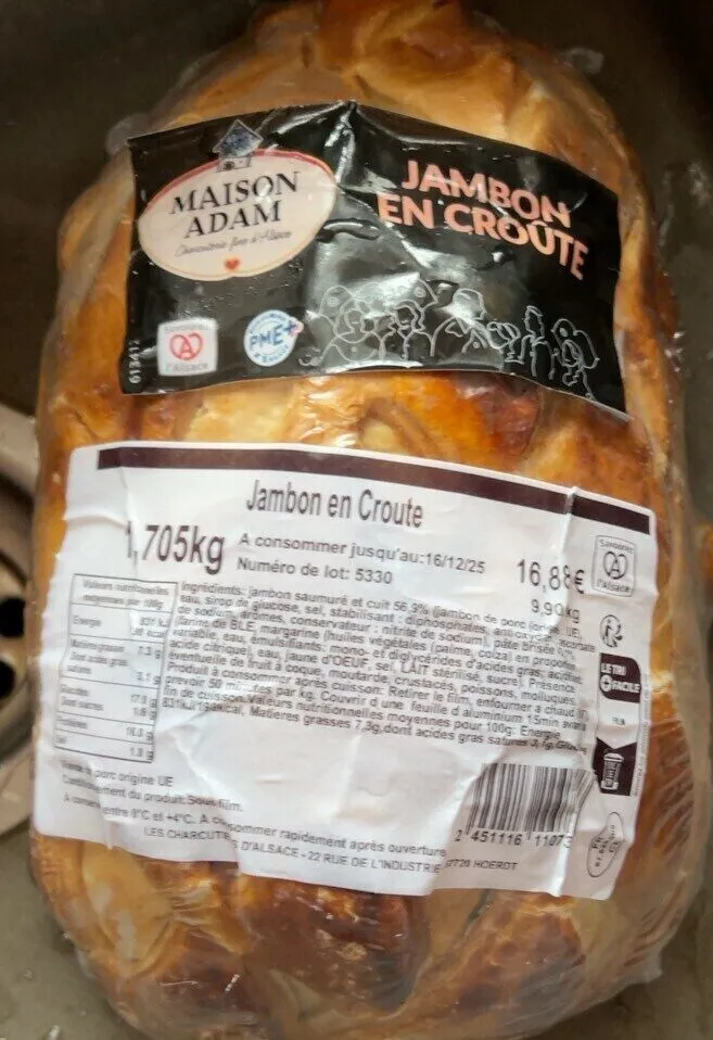 Jambon en croûte