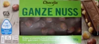 GANZE NUSS Edel-Vollmilchschokolade mit ganzen Haselnüssen