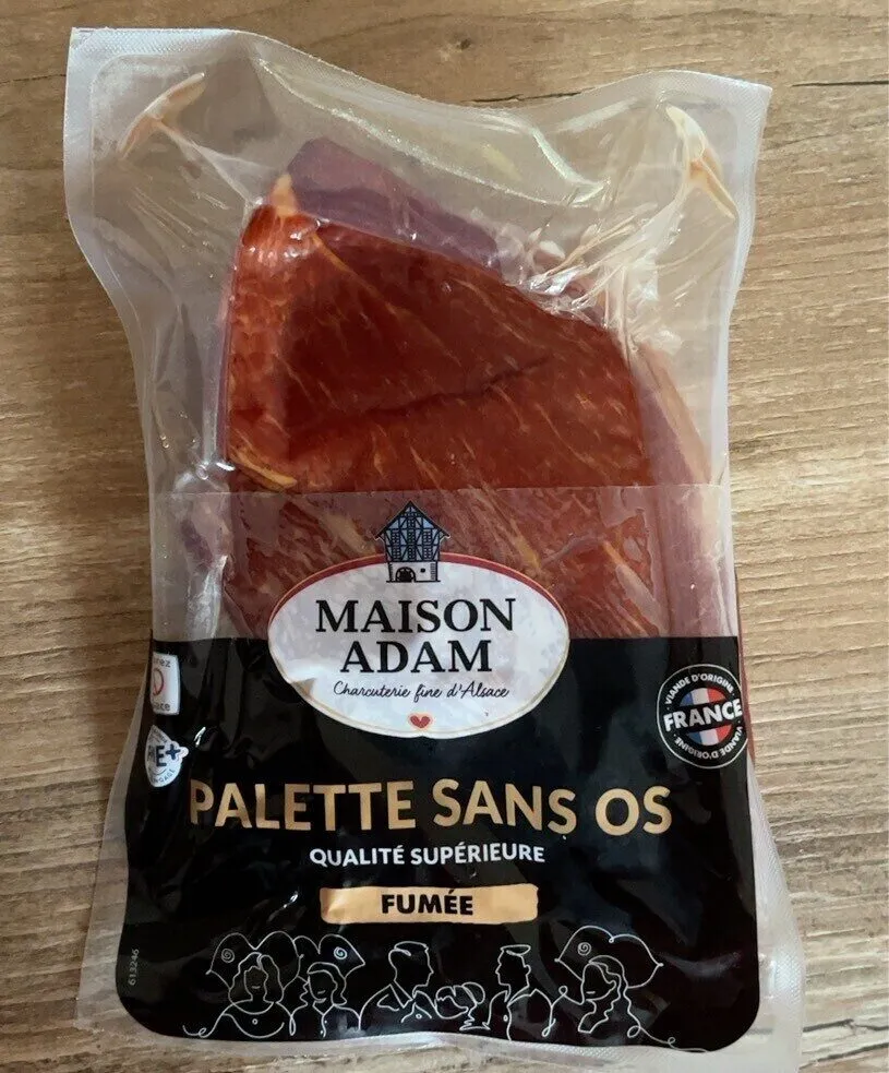 Palette sans os fumée