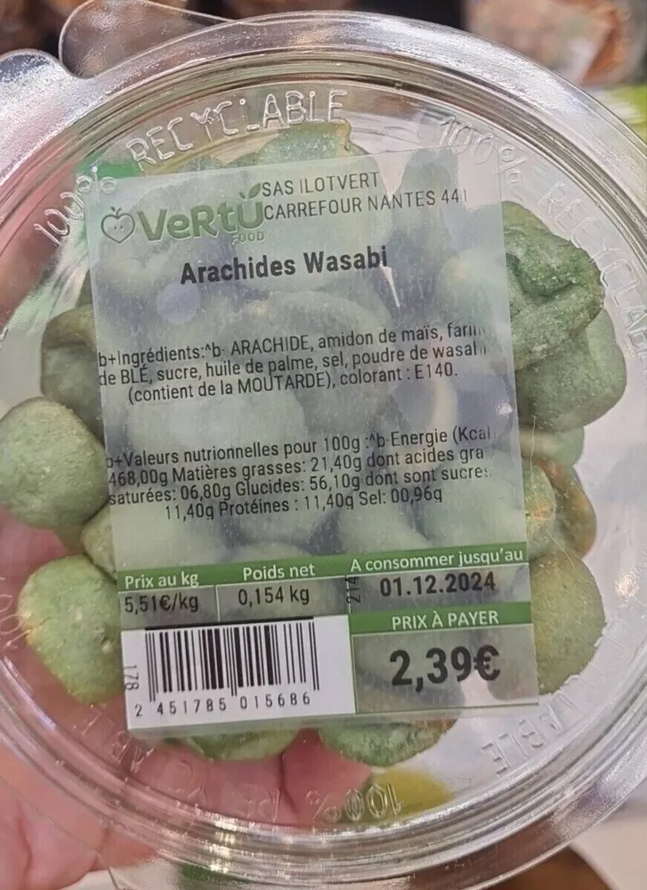 Arachides wasabi