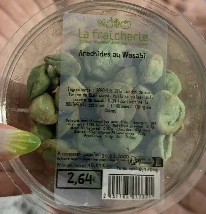 Arachides au Wasabi
