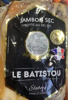 Jambon sec frotte au sel sec
