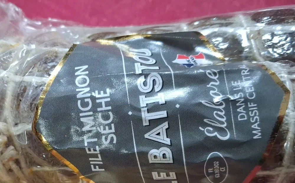 Filet mignon seché