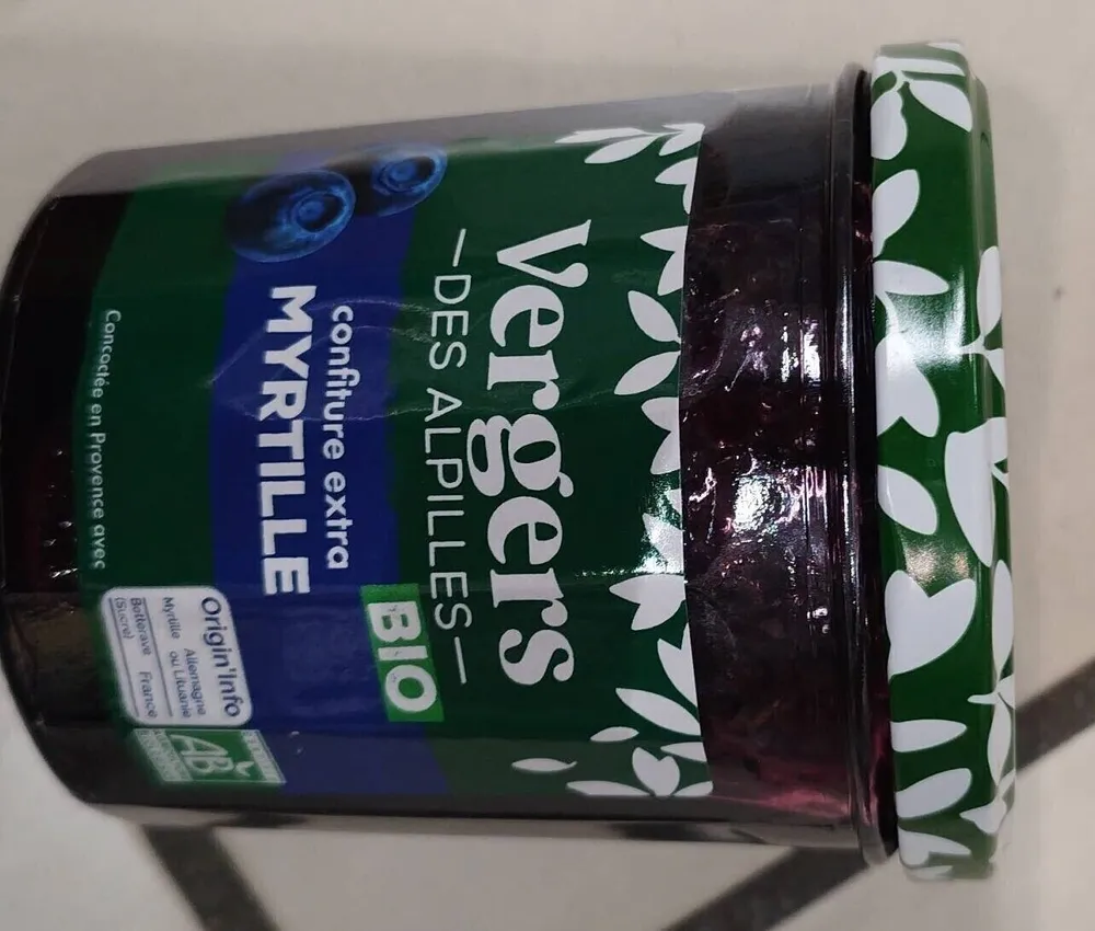 confiture extra MYRTILLE