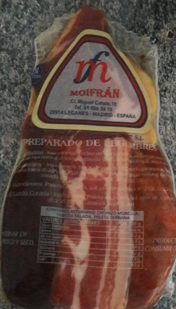 Preparado de legumbres